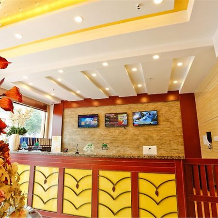 Greentree Inn Anhui Guangde Zhongyang Lecheng Business Hotel Exterior foto
