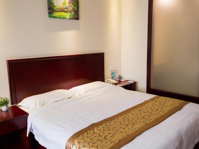 Greentree Inn Anhui Guangde Zhongyang Lecheng Business Hotel Exterior foto