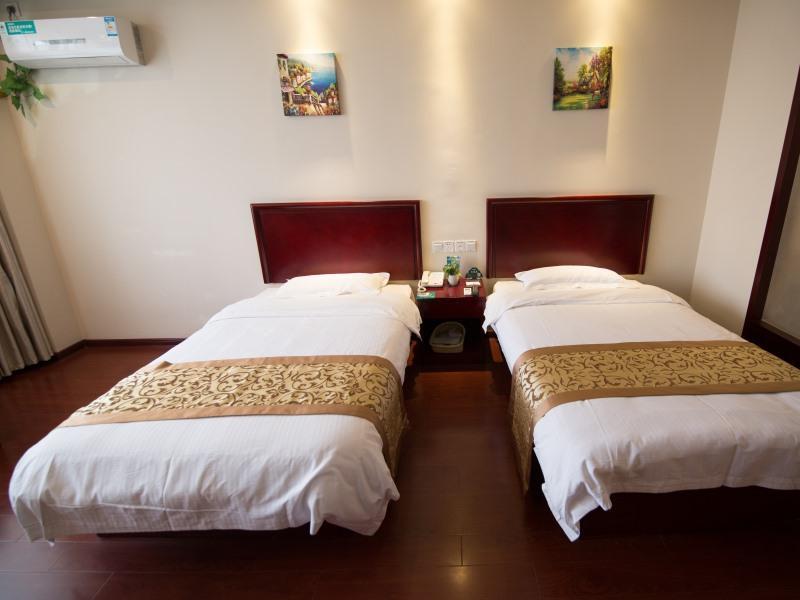 Greentree Inn Anhui Guangde Zhongyang Lecheng Business Hotel Exterior foto