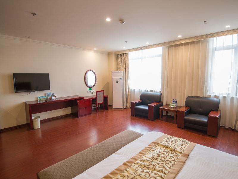 Greentree Inn Anhui Guangde Zhongyang Lecheng Business Hotel Exterior foto