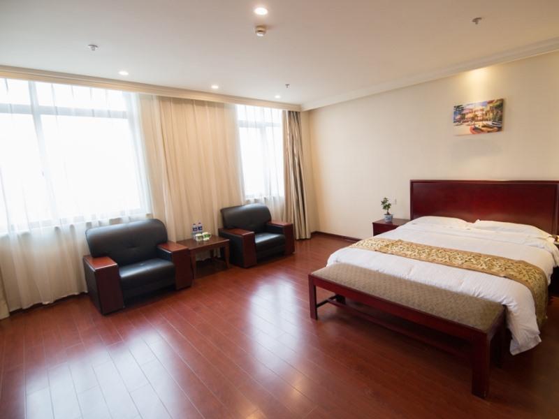 Greentree Inn Anhui Guangde Zhongyang Lecheng Business Hotel Exterior foto