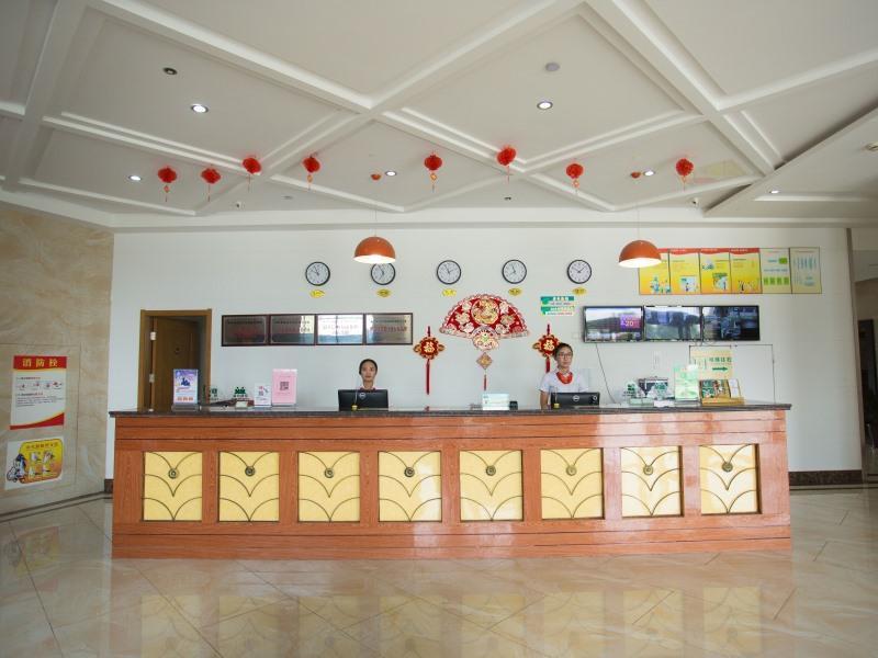 Greentree Inn Anhui Guangde Zhongyang Lecheng Business Hotel Exterior foto
