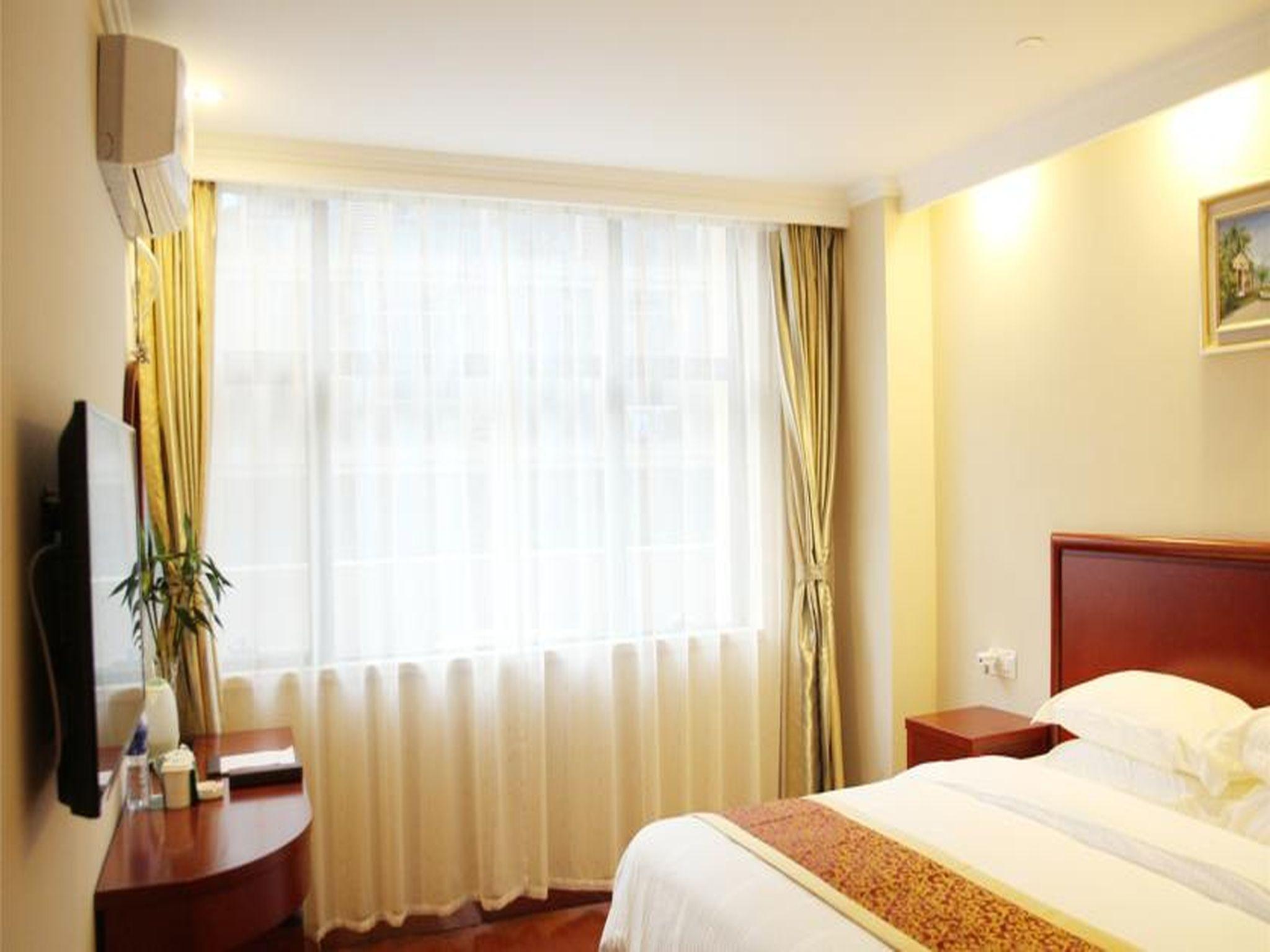 Greentree Inn Anhui Guangde Zhongyang Lecheng Business Hotel Exterior foto