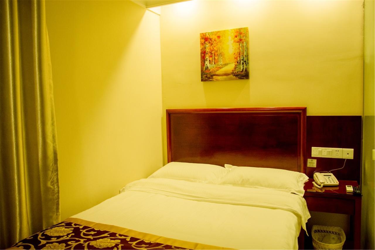 Greentree Inn Anhui Guangde Zhongyang Lecheng Business Hotel Exterior foto