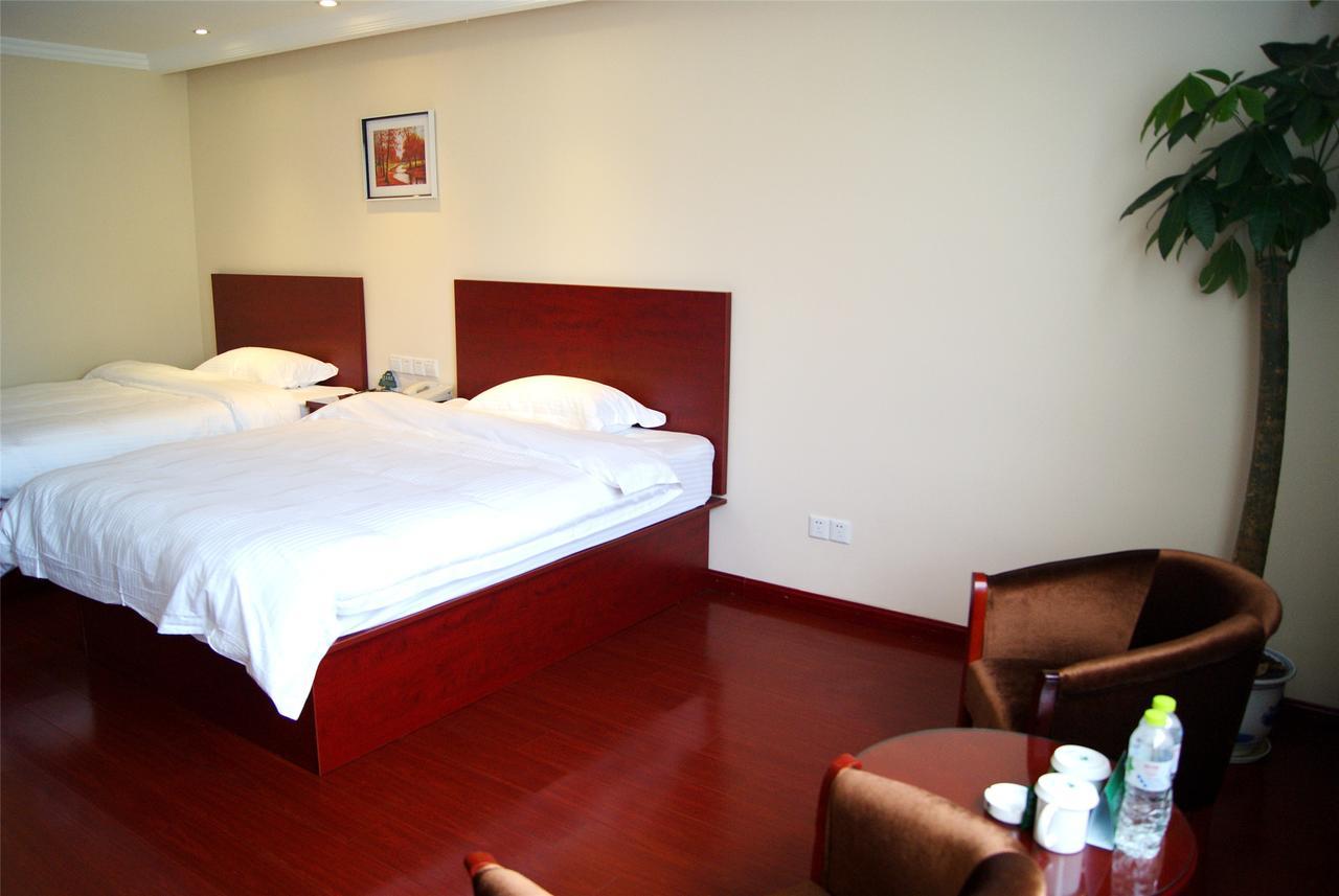 Greentree Inn Anhui Guangde Zhongyang Lecheng Business Hotel Exterior foto