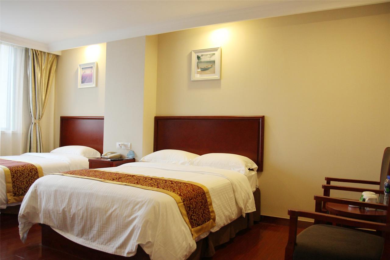 Greentree Inn Anhui Guangde Zhongyang Lecheng Business Hotel Exterior foto