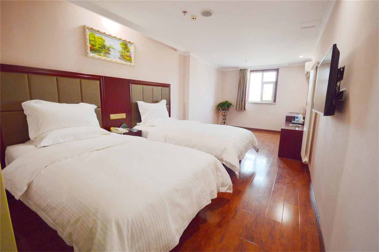 Greentree Inn Anhui Guangde Zhongyang Lecheng Business Hotel Exterior foto
